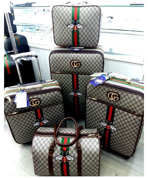 cheap gucci travel luggage set|gucci luggage outlet.